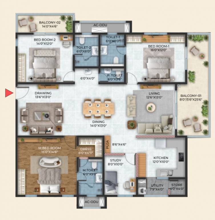 Floor Plan stone ridge Floor Plan Floor Plan