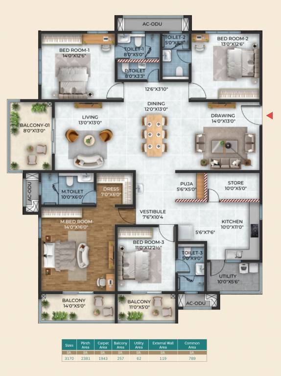 Floor Plan stone ridge Floor Plan Floor Plan
