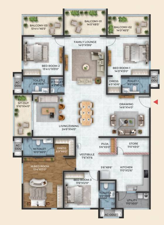 Floor Plan stone ridge Floor Plan Floor Plan