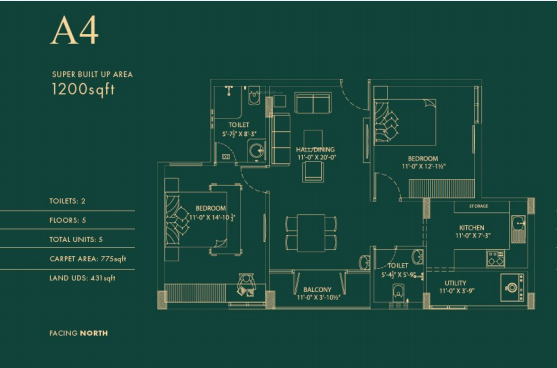 Floor Plan the gardenia Floor Plan Floor Plan