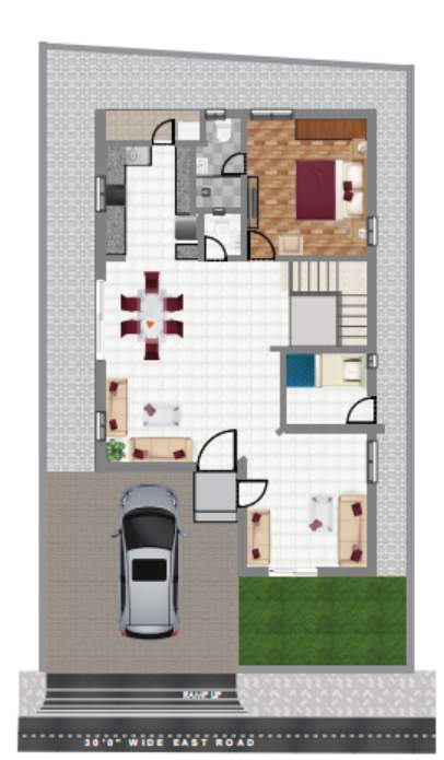  enjamuris candeur padmavathi villas Floor Plan Ground Floor Plan