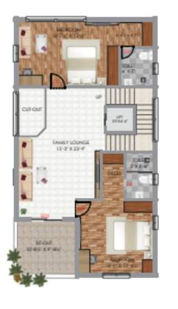  enjamuris candeur padmavathi villas Floor Plan First Floor Plan