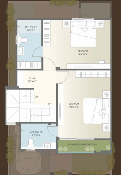  orchid Floor Plan First Floor Plan