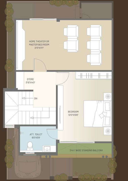 Second Floor Plan orchid Floor Plan Second Floor Plan