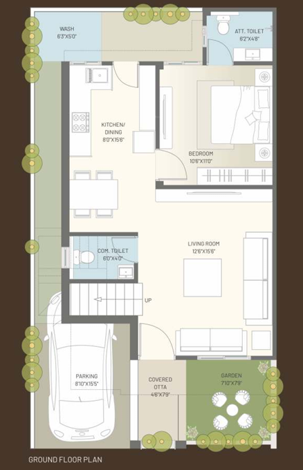 orchid Floor Plan Ground Floor Plan