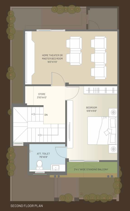 Second Floor Plan orchid Floor Plan Second Floor Plan