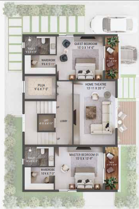  urban ranch Floor Plan First Floor Plan