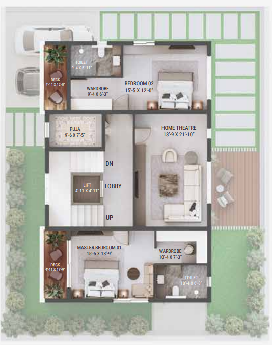  urban ranch Floor Plan First Floor Plan