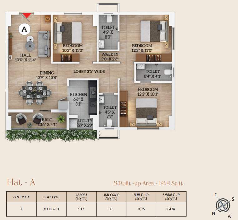  atreya Floor Plan Floor Plan
