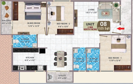 Floor Plan sri sai nandana crystal Floor Plan Floor Plan