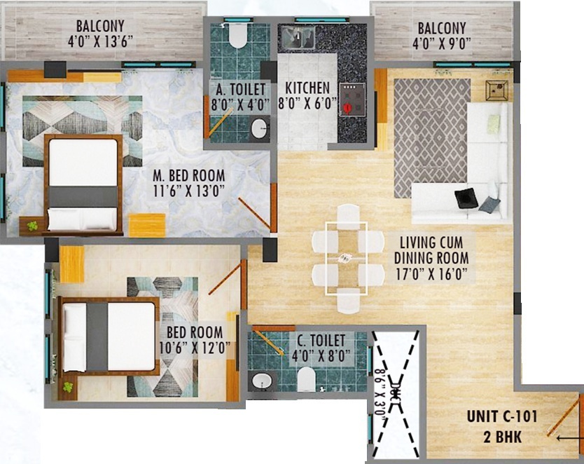 Floor Plan galaxy apartments Floor Plan Floor Plan