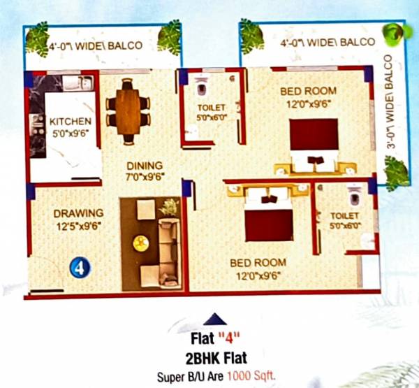  vateshwar-residency Floor Plan Floor Plan