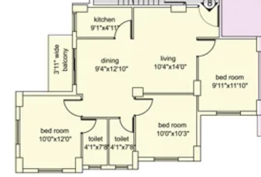 Floor Plan urban greens phase ii a Floor Plan Floor Plan