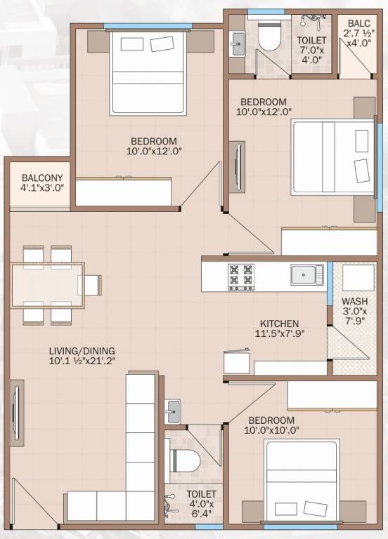 Floor Plan siddhnath park Floor Plan Floor Plan