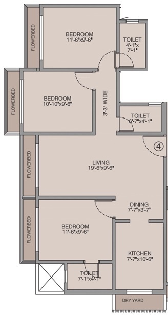 Floor Plan poonam vista Floor Plan Floor Plan