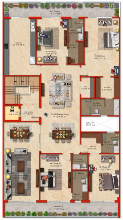  luxury floors 5 Floor Plan Floor Plan