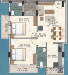  dhanalakshmi-enclave Floor Plan Floor Plan