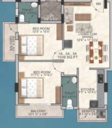  dhanalakshmi enclave Floor Plan Floor Plan