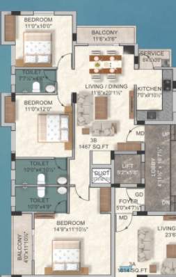  dhanalakshmi enclave Floor Plan Floor Plan
