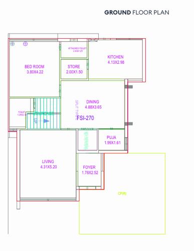 Ground Floor Plan riviera-retreat Floor Plan Ground Floor Plan