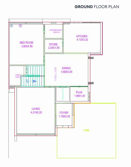 riviera retreat Floor Plan Ground Floor Plan