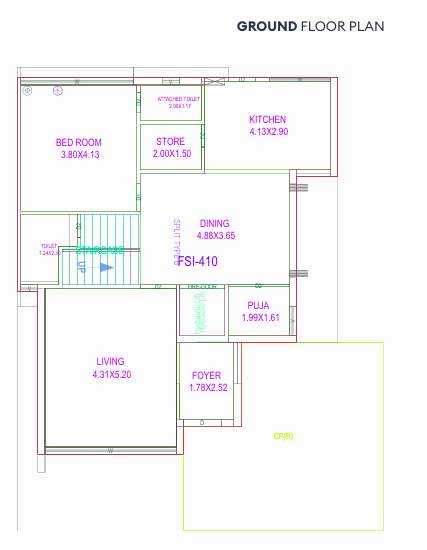 riviera retreat Floor Plan Ground Floor Plan