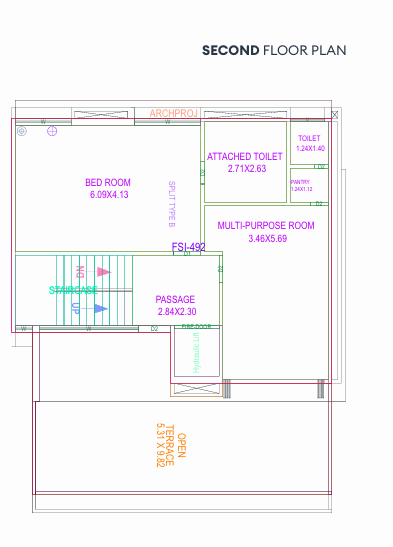 Second Floor Plan riviera retreat Floor Plan Second Floor Plan
