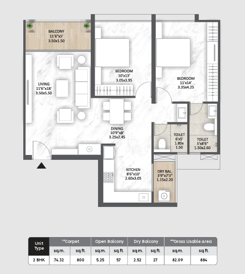  mantra-melange Floor Plan Floor Plan