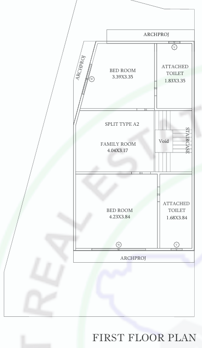  aarya elegaant Floor Plan First Floor Plan