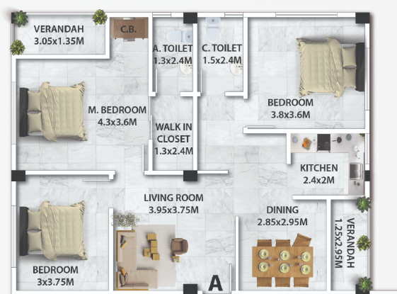 Floor Plan galaxy niwas Floor Plan Floor Plan