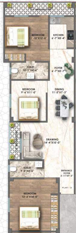  salma residency Floor Plan Floor Plan