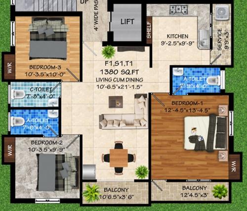  lake-view-apartments Floor Plan Floor Plan