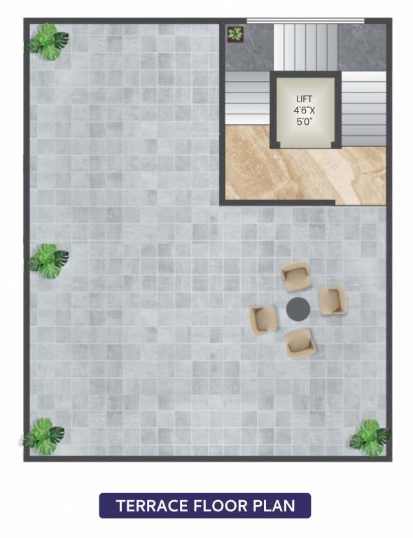  kesar kalhaar Floor Plan Terrace Floor Plan