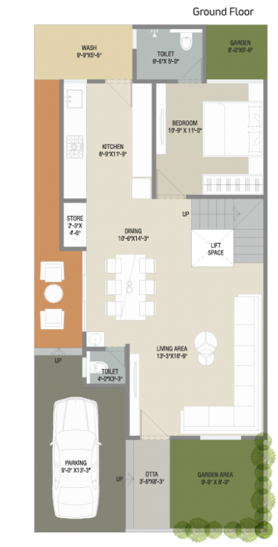 Ground Floor Plan aarya elegaant Floor Plan Ground Floor Plan
