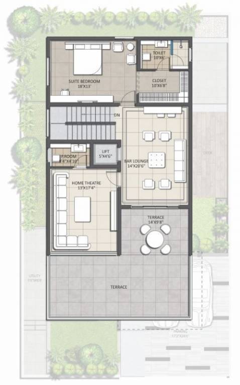 Second Floor Plan aspire spaces evora villas Floor Plan Second Floor Plan