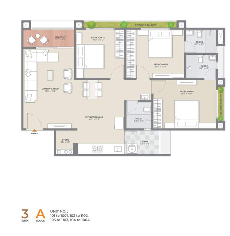 ananta happinest Floor Plan Floor Plan