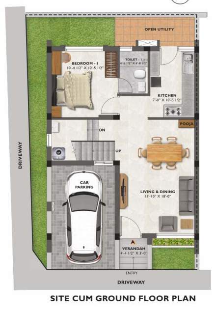  aspire gardens Floor Plan Ground Floor Plan