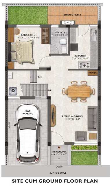  aspire gardens Floor Plan Ground Floor Plan