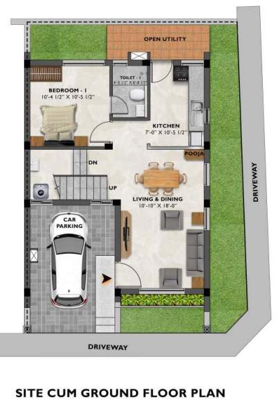  aspire gardens Floor Plan Ground Floor Plan