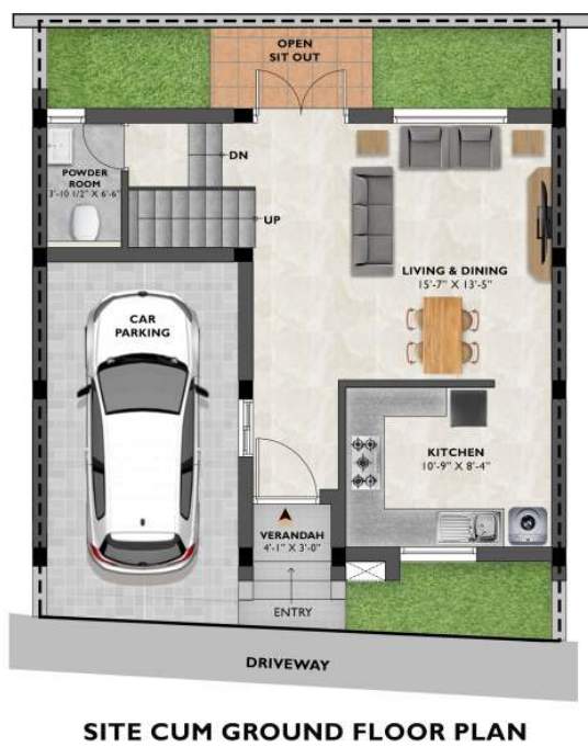  aspire gardens Floor Plan Ground Floor Plan