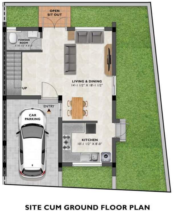  aspire gardens Floor Plan Ground Floor Plan