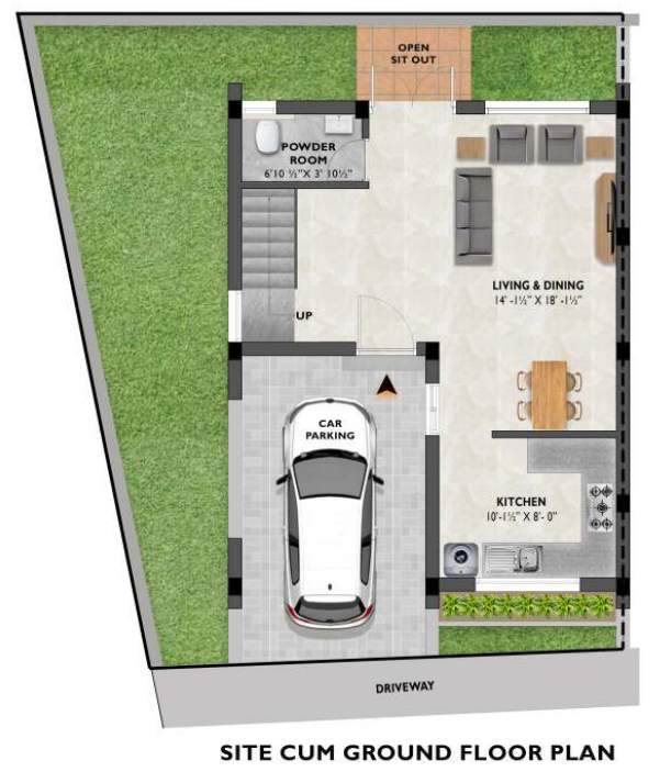  aspire gardens Floor Plan Ground Floor Plan