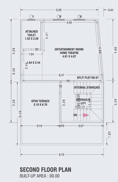 Second Floor Plan sai-bungalow Floor Plan Second Floor Plan