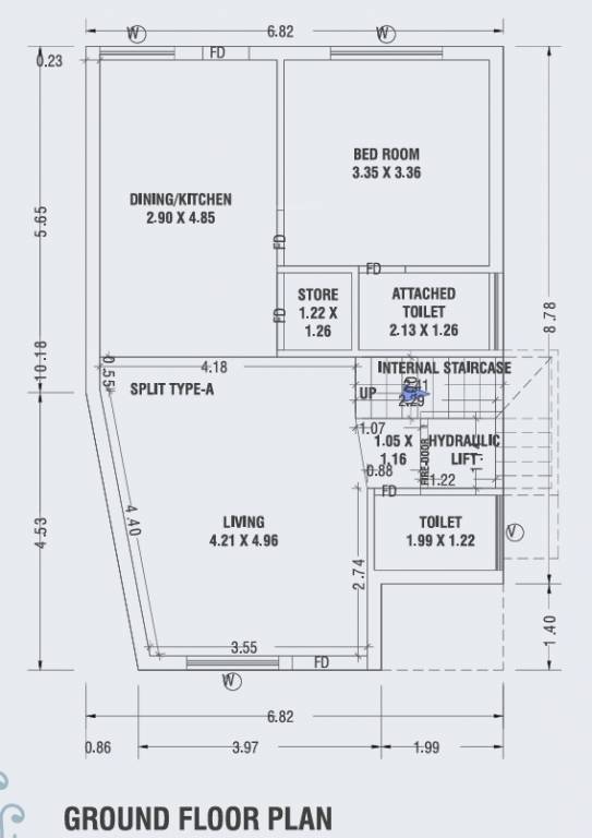 sai bungalow Floor Plan Ground Floor Plan