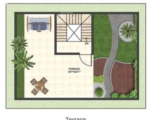  purva-sparkling-springs Floor Plan Terrace Floor Plan