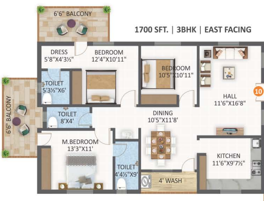  nayans nature springs Floor Plan Floor Plan