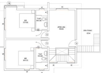  green-rich-villas Floor Plan First Floor Plan