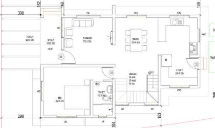  green rich villas Floor Plan Ground Floor Plan