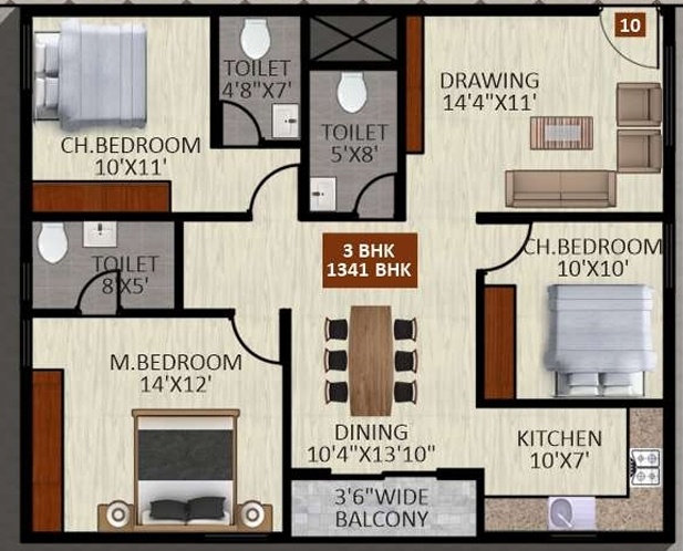 Floor Plan  kamadhenu heights Floor Plan Floor Plan