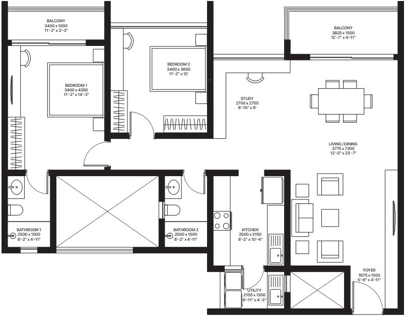 Floor Plan hamptons townpark phase 1 w4 to 6 Floor Plan Floor Plan